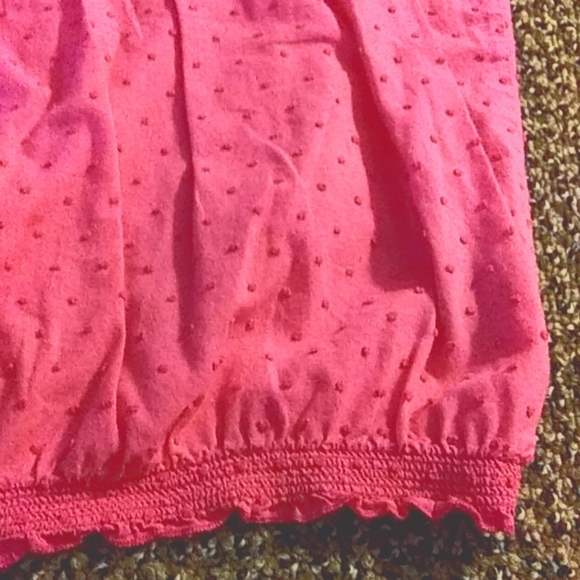 💥SALE💥2 FIR $16💥Style & Co Top Short Sleeve Elastic/Decoration L - Picture 6 of 6